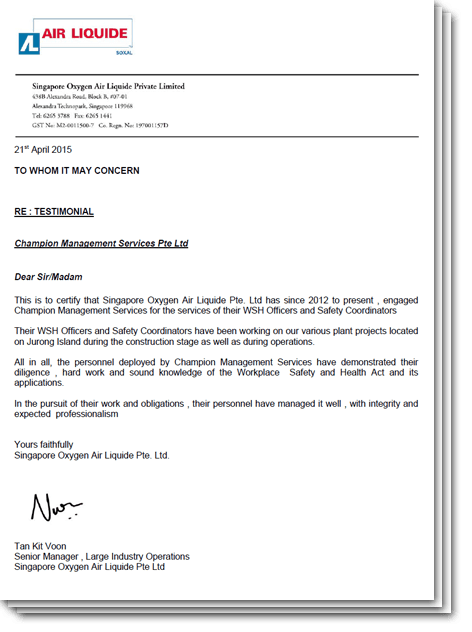 Client testimonial, Air Liquide / SOXAL