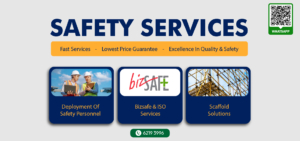 Singapore Champion Management Safety Service of Deployment of Safety Personnel, Bizsafe & ISO Services and Scaffold Solutions