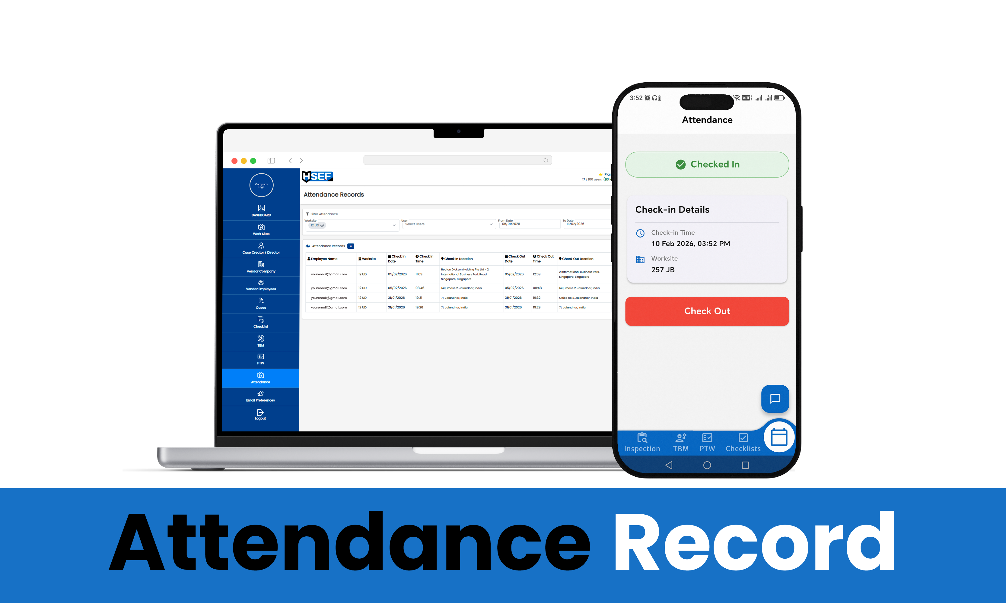 Digital Attendance Record